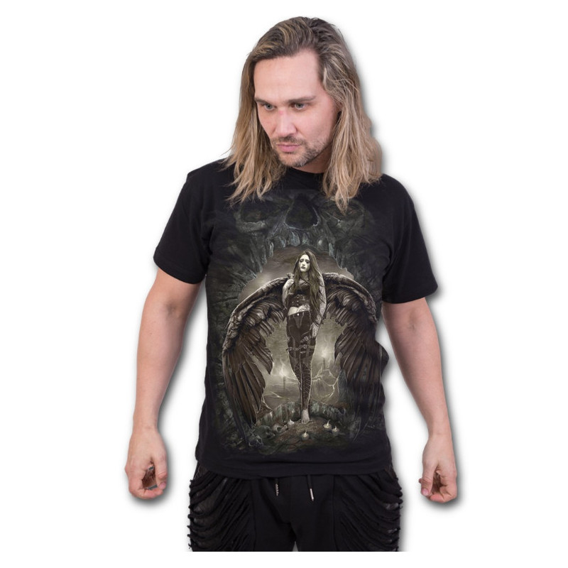 Dark angel - T-shirt homme gothique - Spiral
