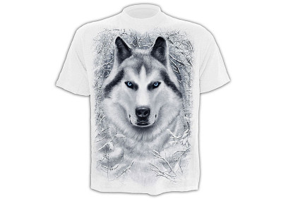 Loup blanc - T-shirt homme - Manches courtes