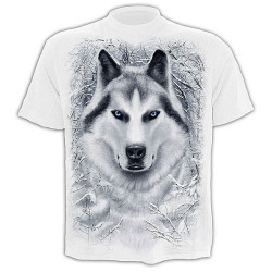 Loup blanc - T-shirt homme - Manches courtes