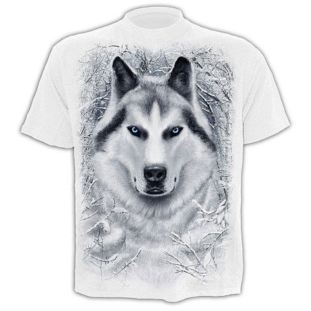 Loup blanc - T-shirt homme - Manches courtes
