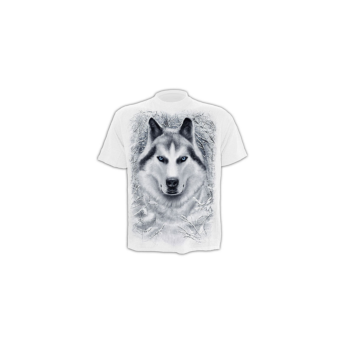 Loup blanc - T-shirt homme - Manches courtes