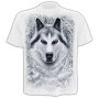 Loup blanc - T-shirt homme - Manches courtes