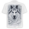 Loup blanc - T-shirt homme - Manches courtes