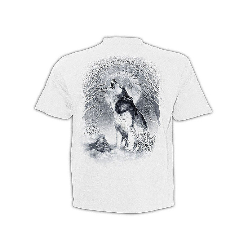 Loup blanc - T-shirt homme - Manches courtes