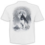 Loup blanc - T-shirt homme - Manches courtes