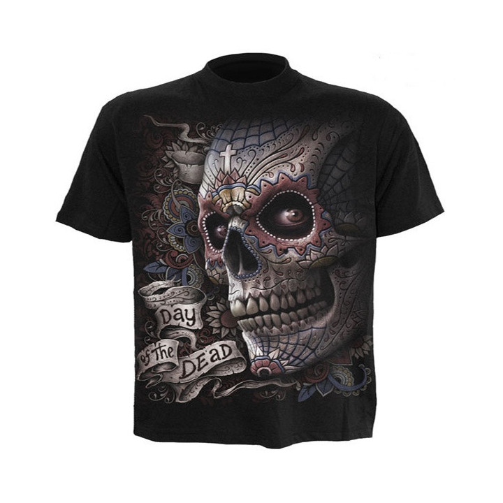 El muerto - T-shirt homme crâne skull - Manches courtes