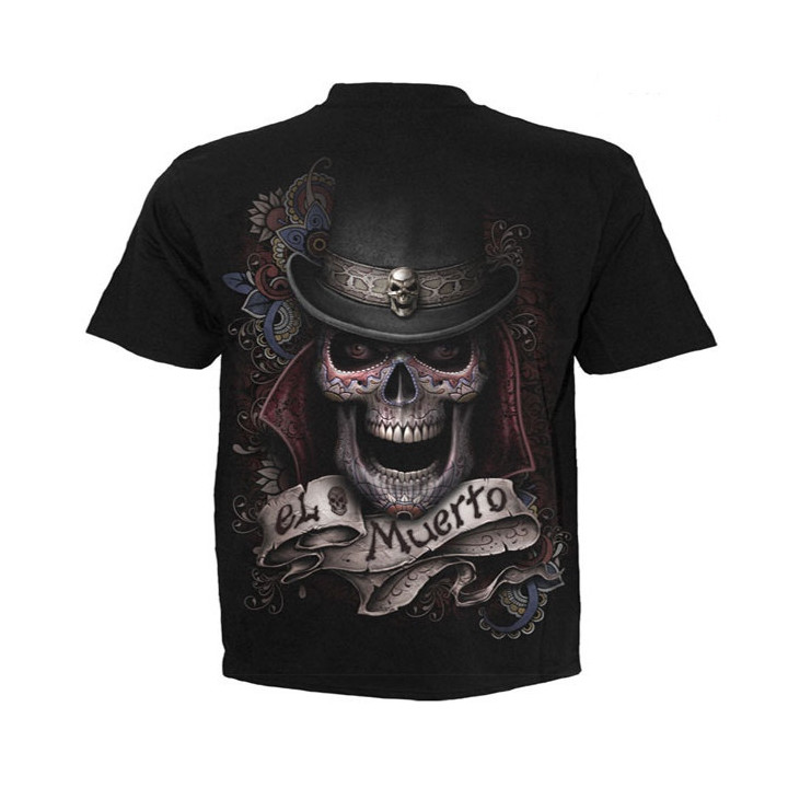 El muerto - T-shirt homme crâne skull - Manches courtes