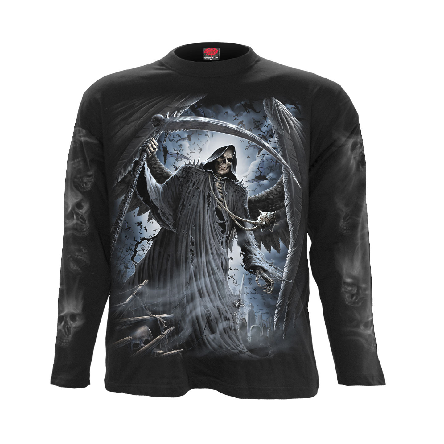 Reaper bats - T-shirt dark - Homme - Manches longues