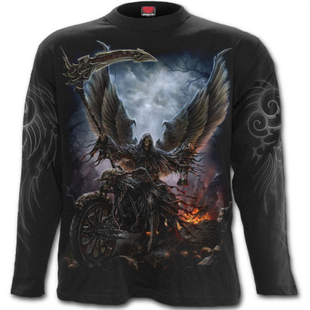 Ride or die - T-shirt Reaper - Homme - Dark fantasy - Manches longues