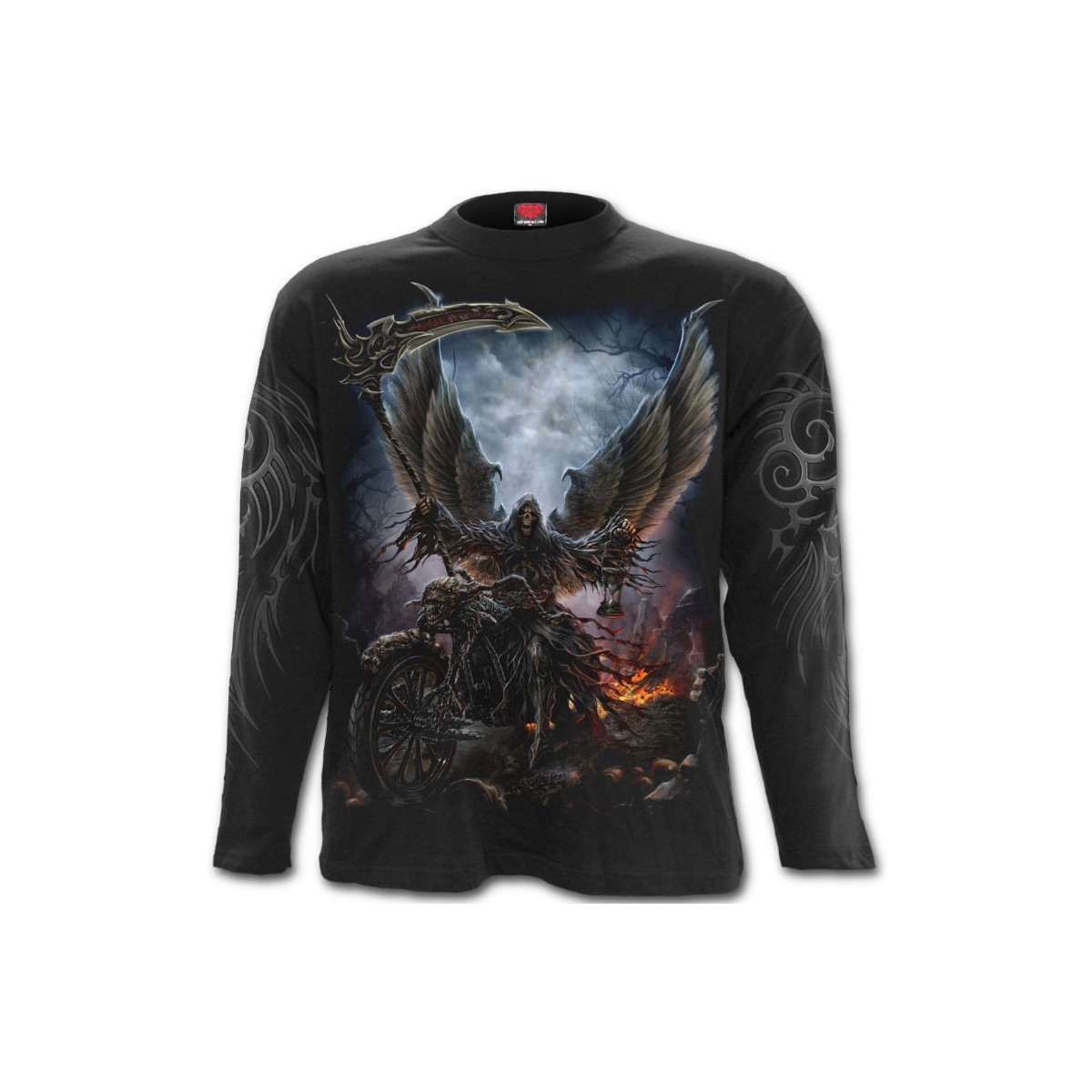 Ride or die - T-shirt Reaper - Homme - Dark fantasy - Manches longues