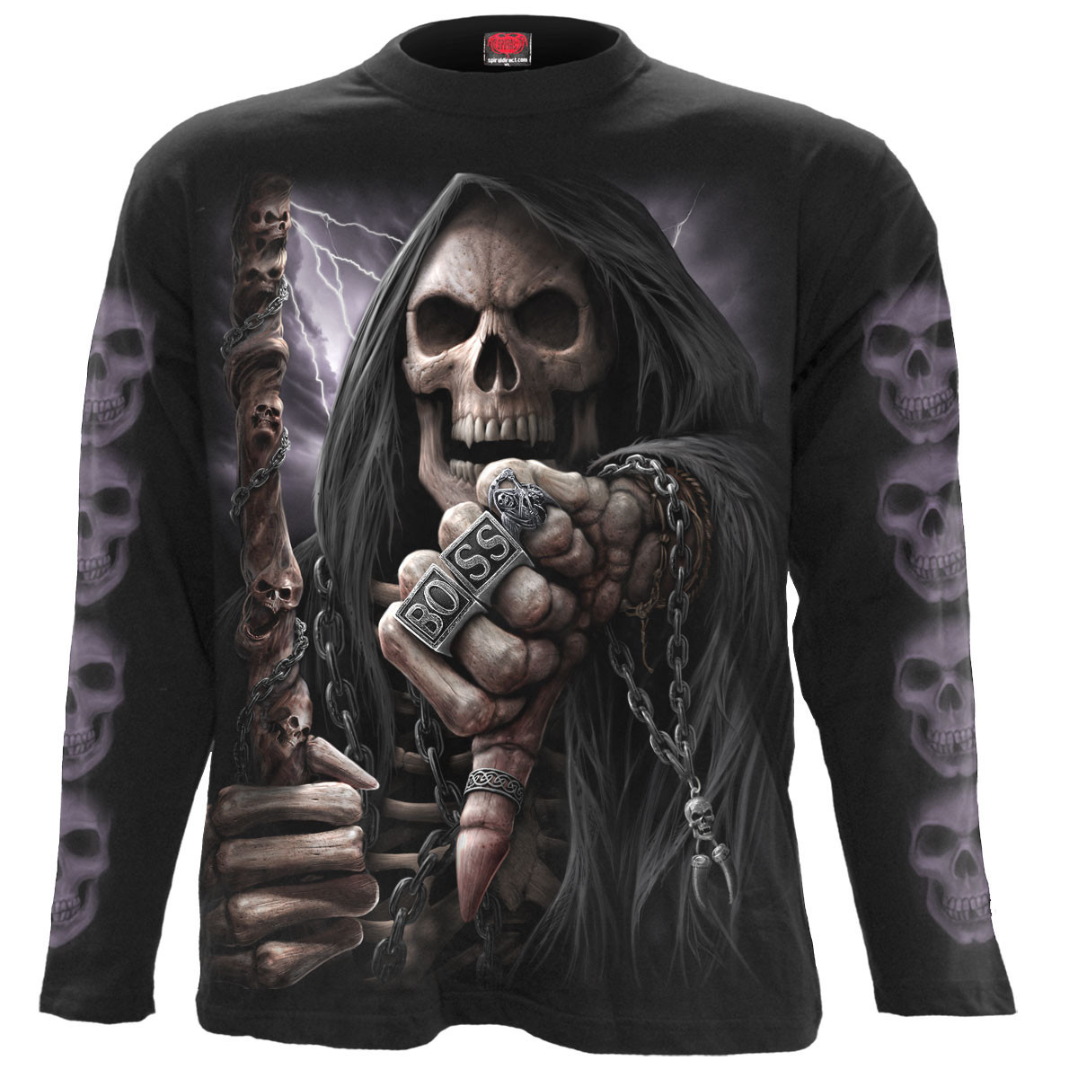 Boss reaper - Tee-shirt Reaper - Homme - Manches longues
