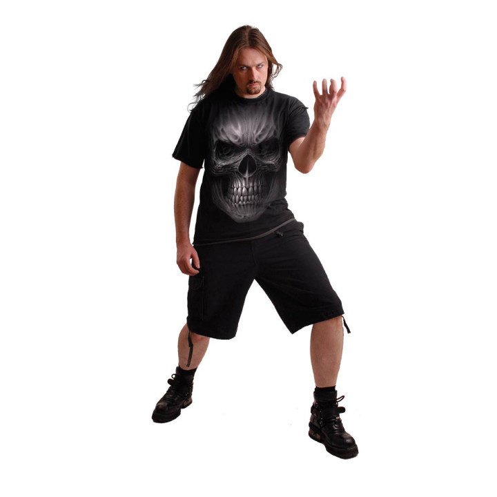 Death rage - T-shirt homme - Crâne gothique - Manches