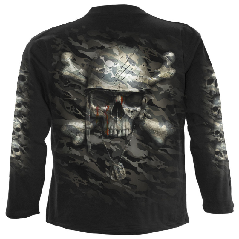 Camo skull - Tee-shirt crâne - Homme - Manches longues