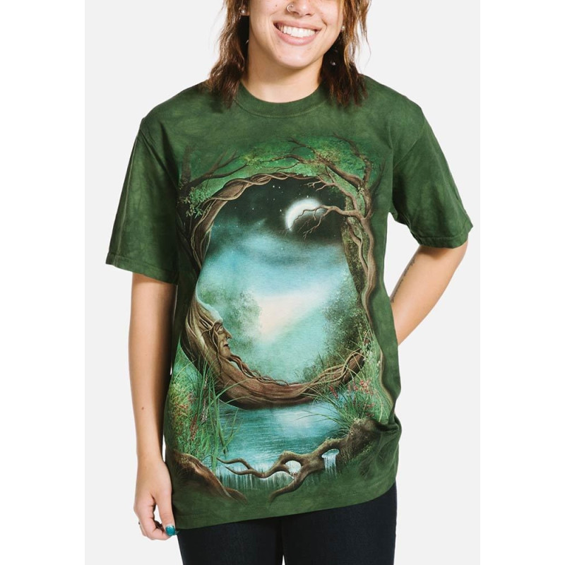 Moon Tree T-shirt fantasy - The Mountain