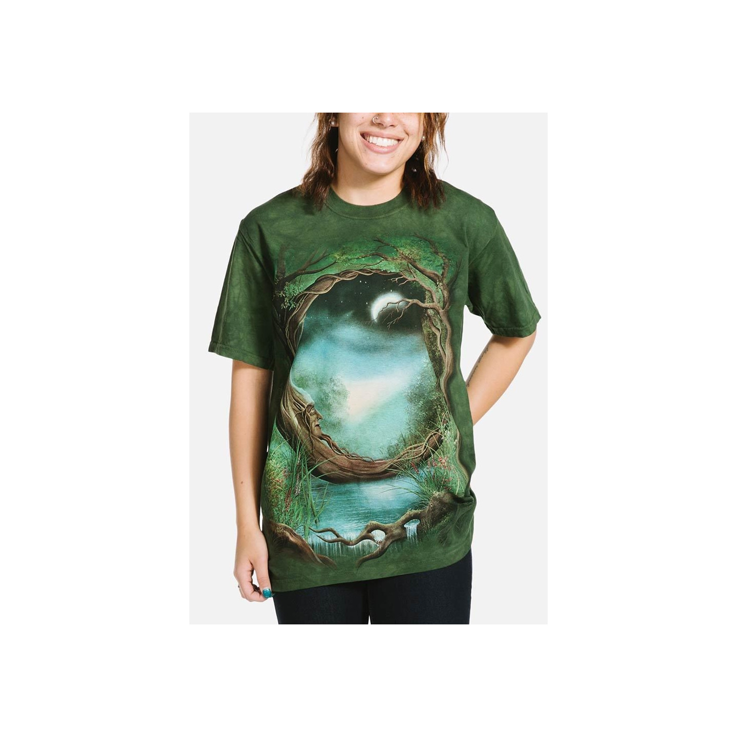 Moon Tree T-shirt fantasy - The Mountain
