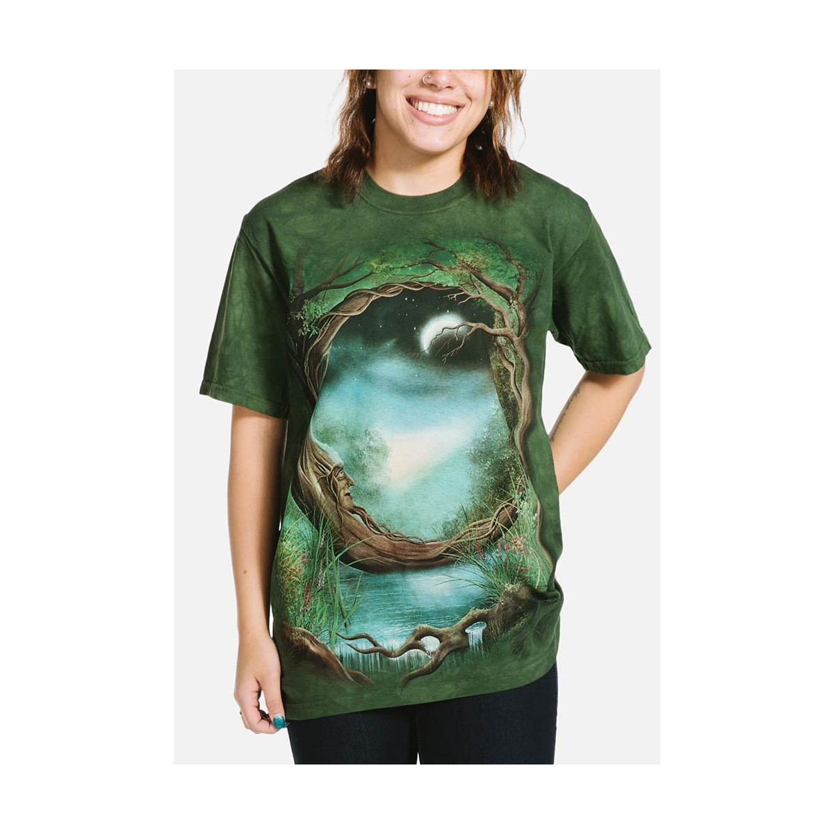 Moon Tree T-shirt fantasy - The Mountain
