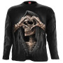 Dark love - T-shirt reaper squelette - Homme - Manches longues
