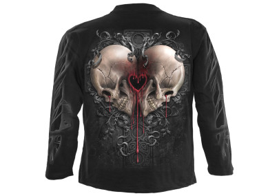 Dark love - T-shirt reaper squelette - Homme - Manches longues