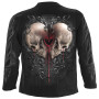 Dark love - T-shirt reaper squelette - Homme - Manches longues