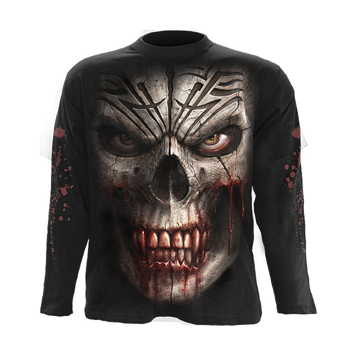 Skull shock - T-shirt homme - Manches longues