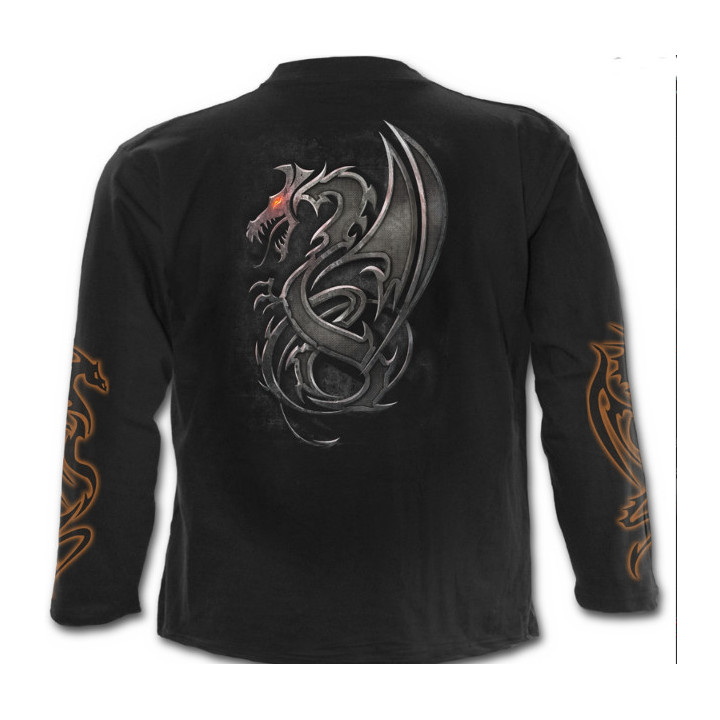 Dragon slayer - T-shirt homme dragon - Manches longues
