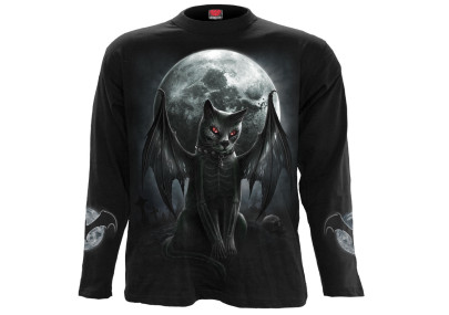 Vamp cat - T-shirt dark gothic - Homme - Manches longues