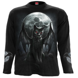 Vamp cat - T-shirt dark gothic - Homme - Manches longues