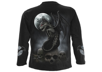 Vamp cat - T-shirt dark gothic - Homme - Manches longues