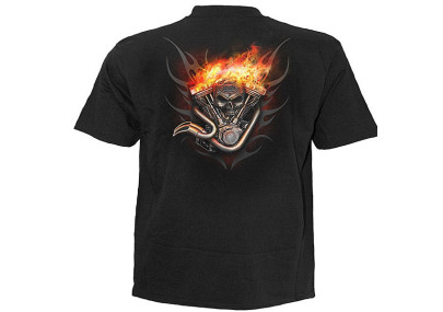 Death on wheels - T-shirt homme - Squelette dragster