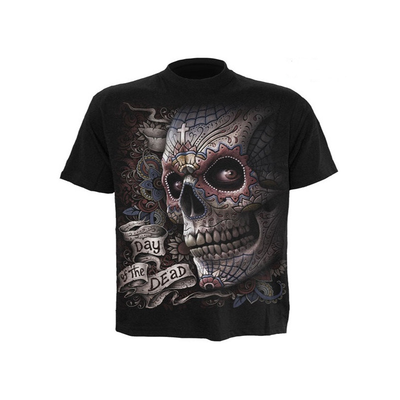 El muerto - T-shirt homme crâne skull - Manches courtes