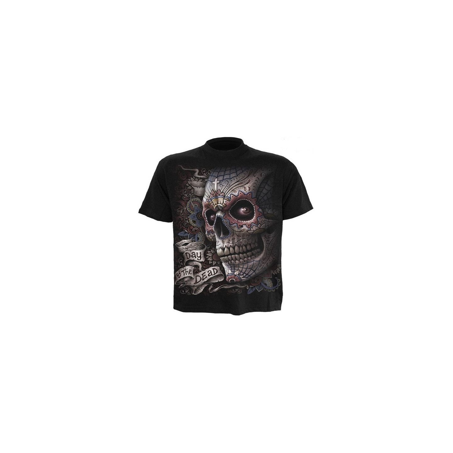 El muerto - T-shirt homme crâne skull - Manches courtes
