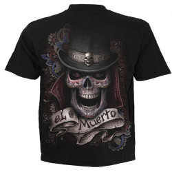 El muerto - T-shirt homme crâne skull - Manches courtes
