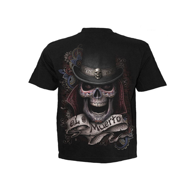 El muerto - T-shirt homme crâne skull - Manches courtes