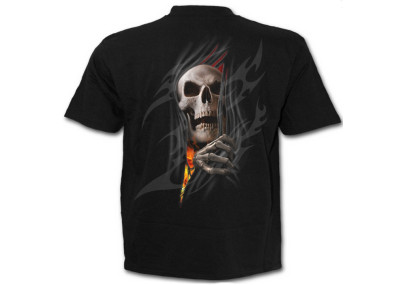 Death re-ripped - T-shirt homme gothique squelette
