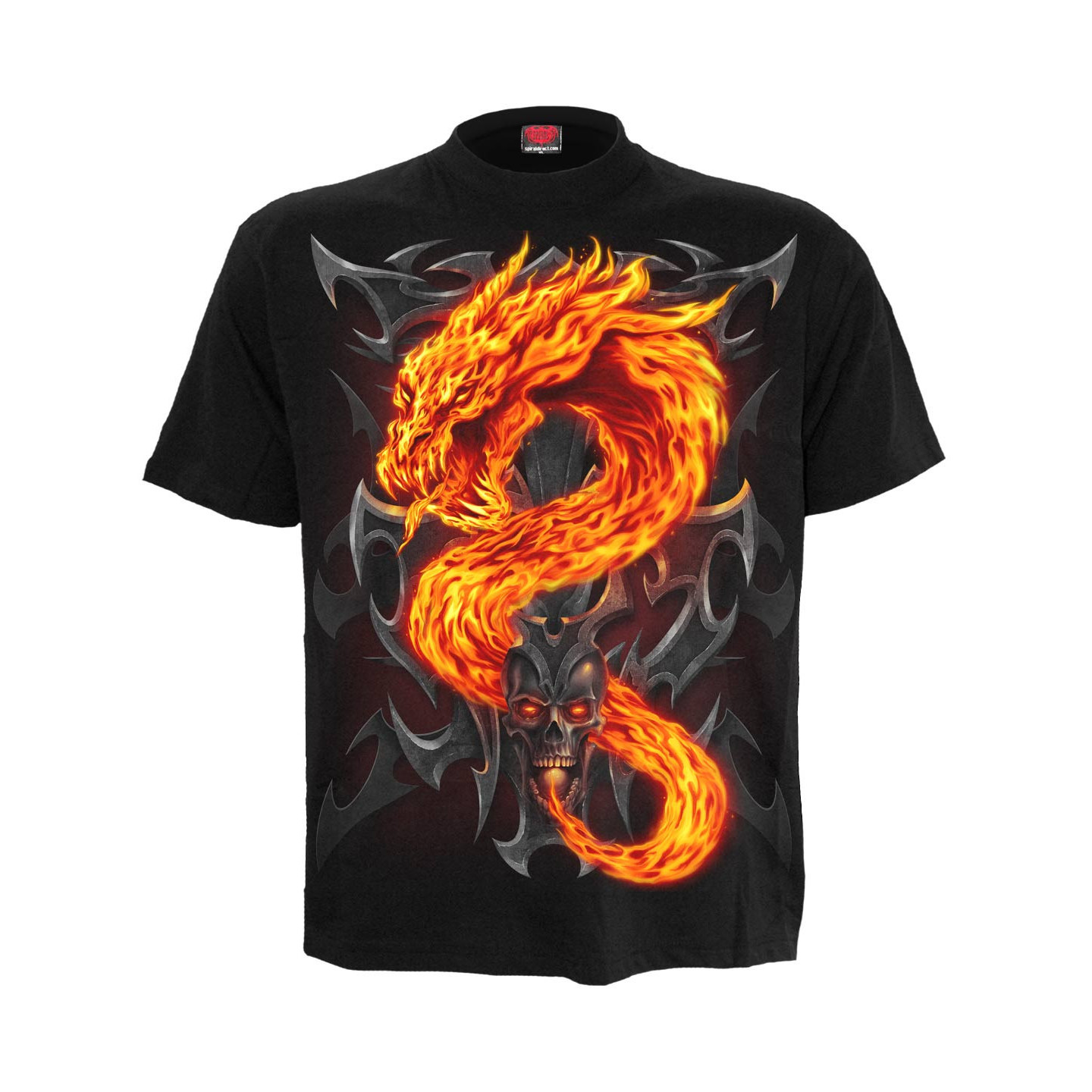 Fire dragon - T-shirt homme dragon - Manches courtes