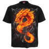 Fire dragon - T-shirt homme dragon - Manches courtes