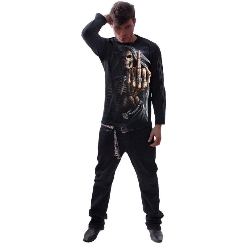Bone finger - T-shirt homme - Manches longues