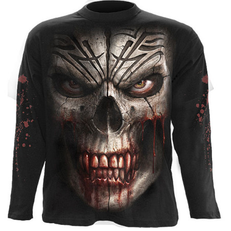 Skull shock - T-shirt homme - Manches longues