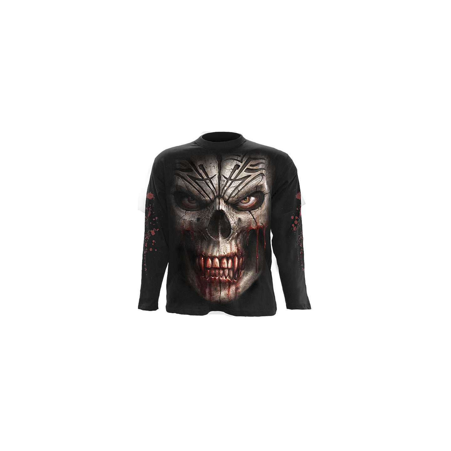 Skull shock - T-shirt homme - Manches longues