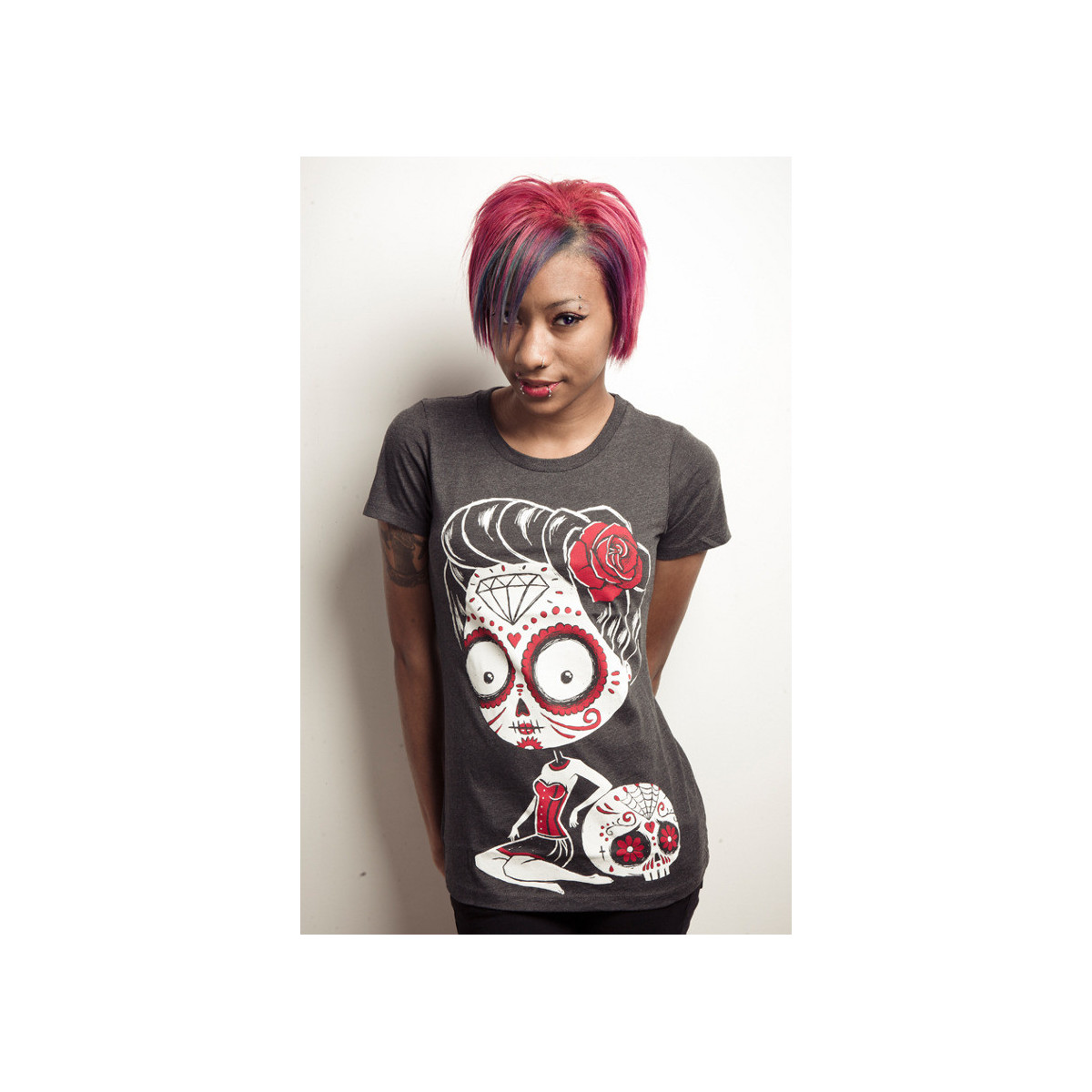 La Cavelera - T-shirt femme gothique - Akumu Ink