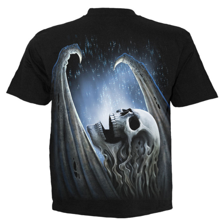 Winged skeleton - T-shirt gothique dark fantasy