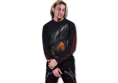 Dragon slayer - T-shirt homme dragon - Manches longues