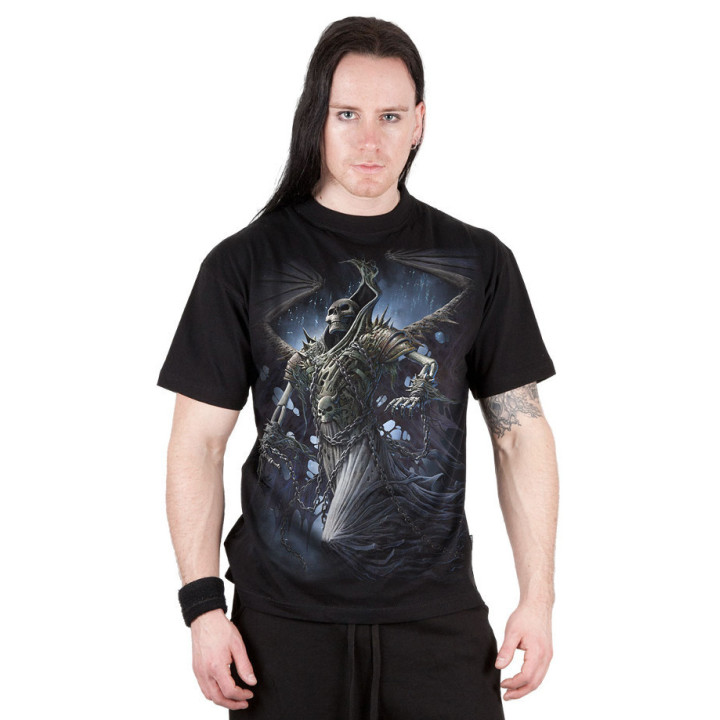 Winged skeleton - T-shirt gothique dark fantasy