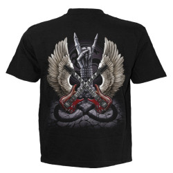 Rock 4ever - T-shirt homme dark fantasy - Squelette