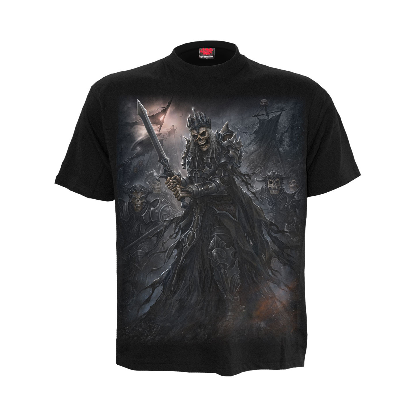 Death's army - T-shirt homme - Squelette - Spiral