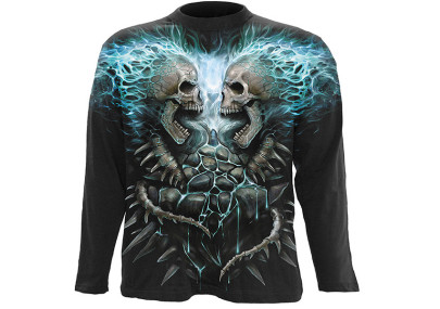 Flamming spine - Tee-shirt homme squelettes - Spiral