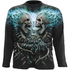 Flamming spine - Tee-shirt homme squelettes - Spiral