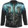 Flamming spine - Tee-shirt homme squelettes - Spiral