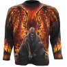 Flaming death - Tee-shirt homme Reaper - Spiral