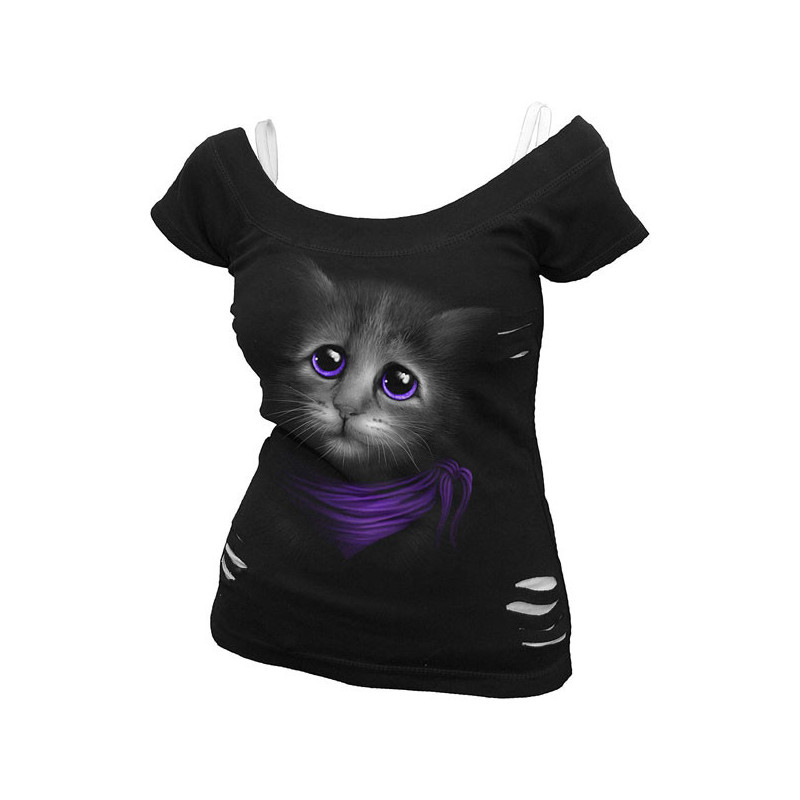 Love me - Tshirt femme - Chat